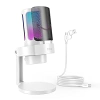 Amazon.co.jp: FIFINE USB コンデンサーマイク ゲーマー向け RGB